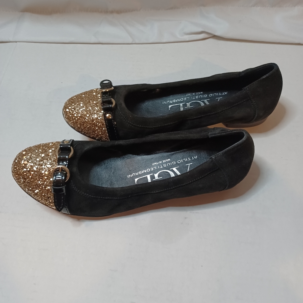 AGL Glitter Ballet Flats - Picture 4 of 7